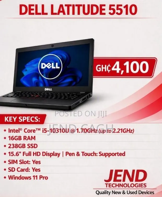 Laptop Dell Latitude 5510 16GB Intel Core i5 SSD 256GB · Photo 1