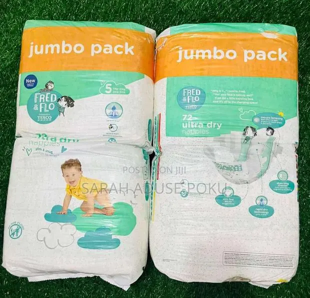 Fred and Flo Diapers Size 1,2,3,4,4+,5,5+ · Photo 1