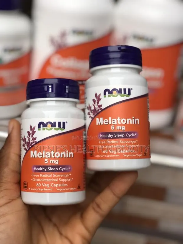 Now Melatonin 5mg 60 Capsules · Photo 1