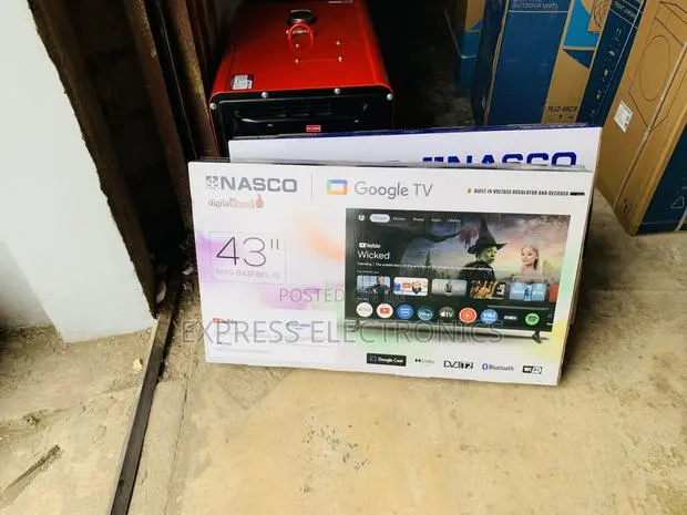 Best Buy Nasco 43” Frameless Smart Android Google TV (NAS-B43FBFL-G) · Photo 1