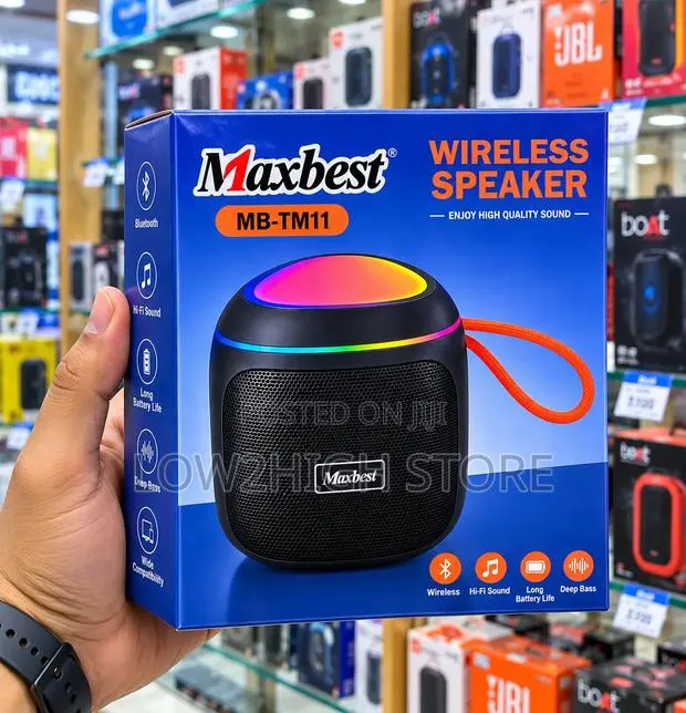 Maxbest MB-TM11 Hi-Fi Deep Bass Bluetooth Speaker - Low2High · Photo 1
