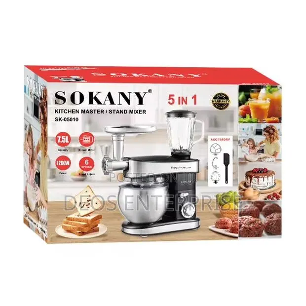 Sokany 5 in 1 Multi-Function Food Mixer Blender · Photo 1