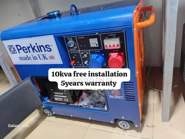 Tech Ready Backup Gen Perkins 10kva13000watts Diesel Silent · Photo 1