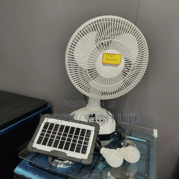 Falaa Deal of the Moment on Our Solid Rechargeable Solar Fan With Bulb · Photo 1