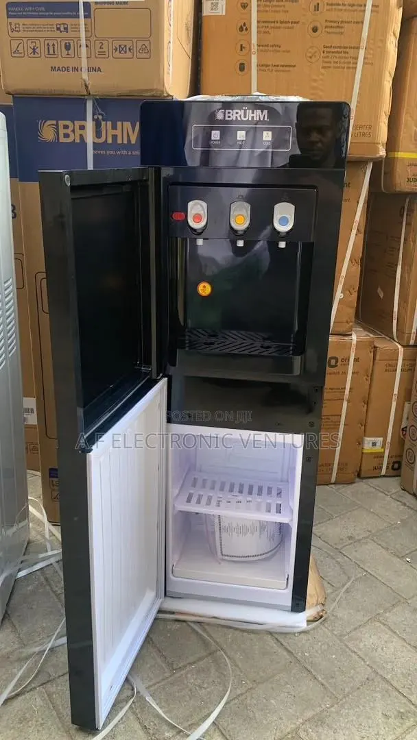 Bruhm Water Dispenser With Bottom Fridge