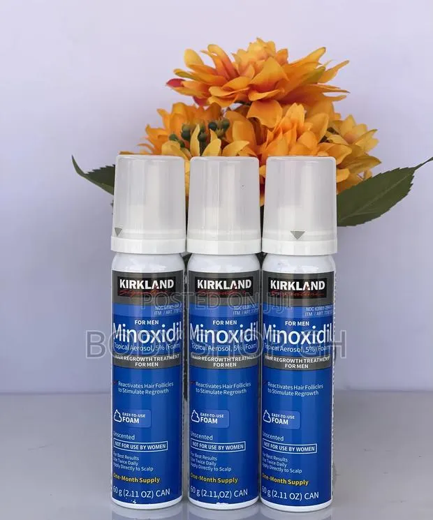 Kirkland Minoxidil 5% Foam for Beard, Hairline and Baldness · Photo 1