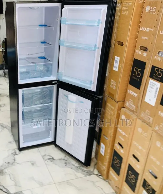 Buy Quality Mirror Nasco 196 LTRS Double Door Bottom Mount Black · Photo 1