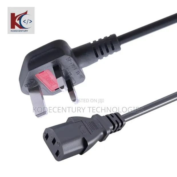 PC Power Cable With a Fuse (AC, UK Plug) · Photo 1