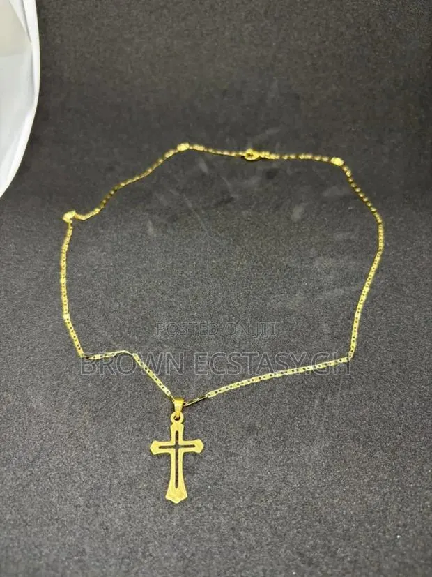 See Through Crucifix Necklace · Photo 1