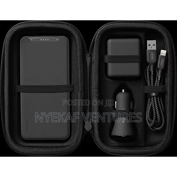 Ubiolabs Portable Charger Bundle With 6,000mAh Battery - Black · Photo 1