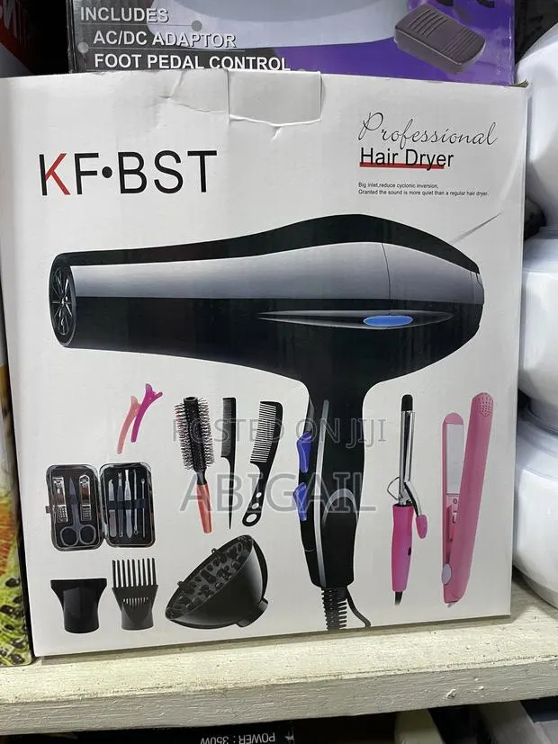 KF BST 12in1 Set Hair Dryer With Straightener and Curler · Photo 1