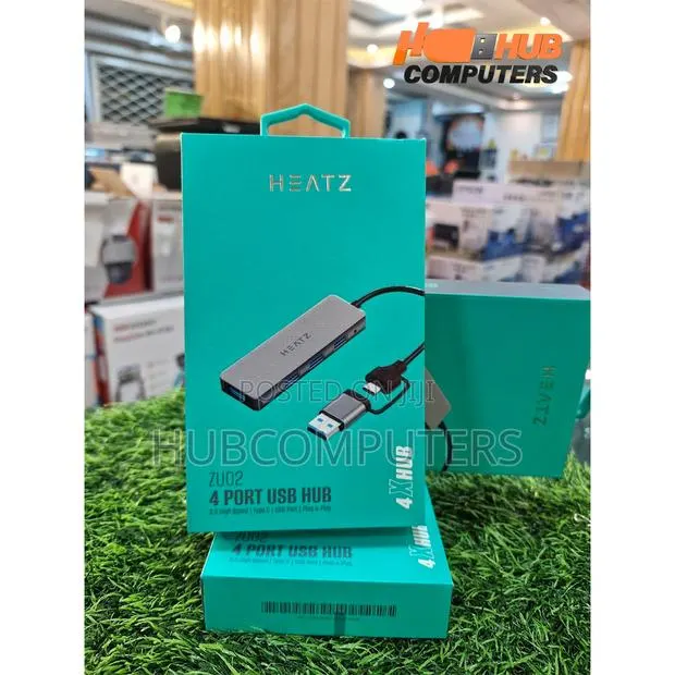 Heatz Zu02 Usb 3.0 Hub 2in1 4 Port · Photo 1