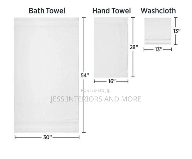 Welhome 100% Cotton 6-Piece Towel Set · Photo 2
