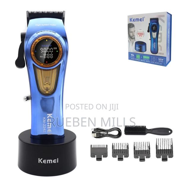 4500mah Heavy Duty Kemei 2242 Barbering Machine Hair Clipper · Photo 4