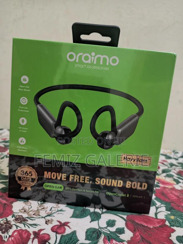 Oraimo Opencirclet 2 Ipx5 Steps Tracking Open-Ear Headphones · Photo 1