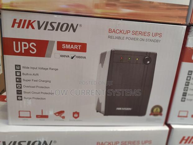 Hikvision Ups 1kva Backup Battery Smart 1000va 600w · Photo 2