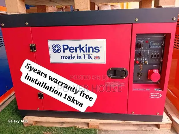 Aircool Platinum Perkins Generator 18kva Diesel 18kva · Photo 1
