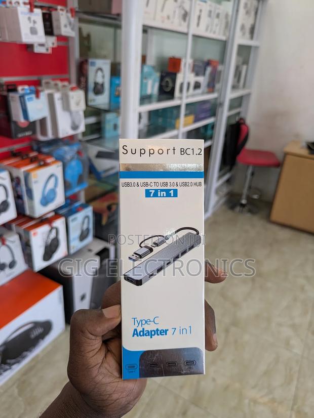 7in1 Multi Ports Usb Type C Hub Splitter Adapter Expansion · Photo 2