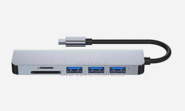 6 in 1 Multi-Port Usb C Hub Docking Station Supported · Photo 4