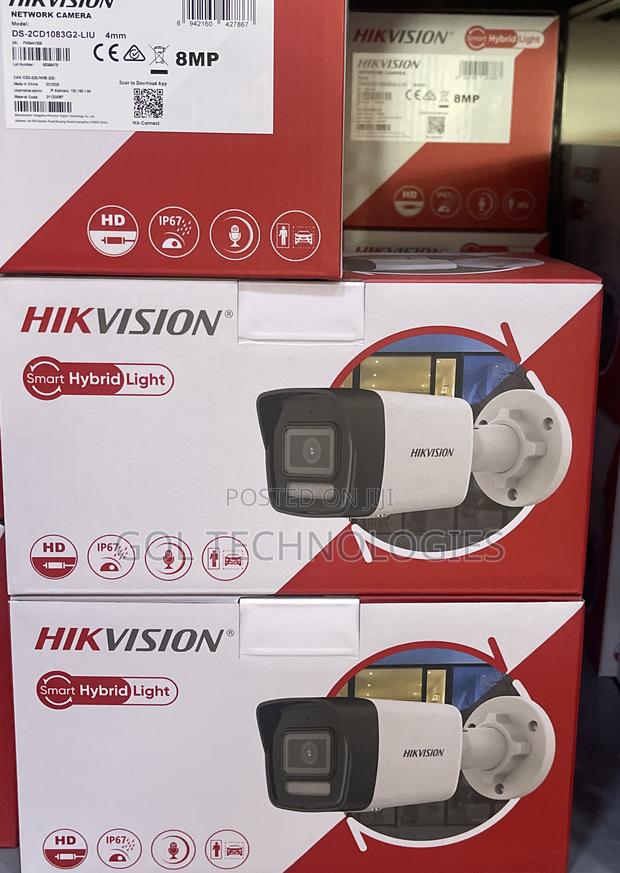 Hikvision Full Color Audio Ds-2cd1083g2-Liu(F) 8 Mp Smart · Photo 1