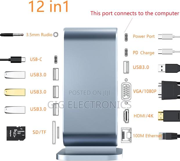 Type C Hub 12in1 Docking Station · Photo 2