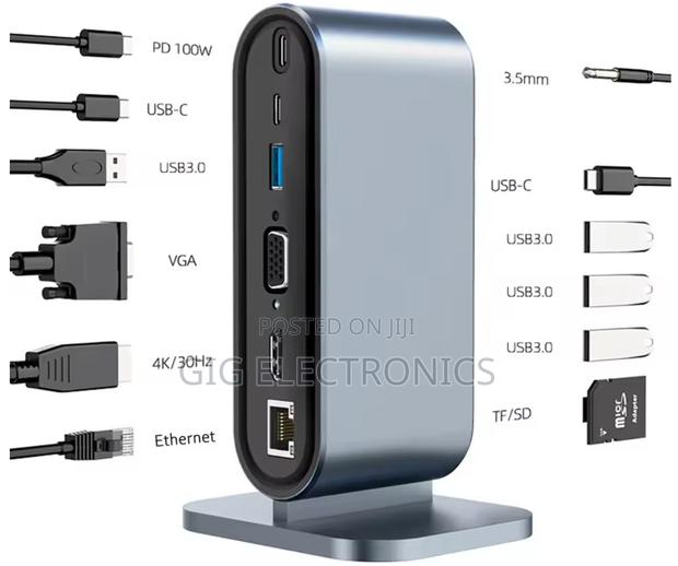 Type C Hub 12in1 Docking Station · Photo 1