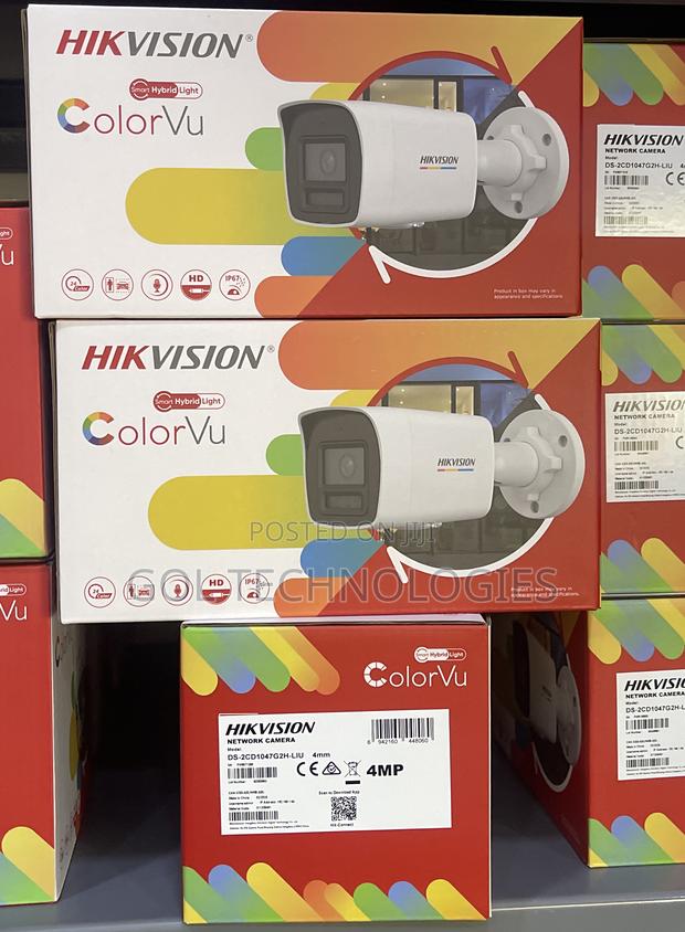 Hikvision 4mp Ip Colorvu Hybrid Audio Network Night Vision · Photo 1