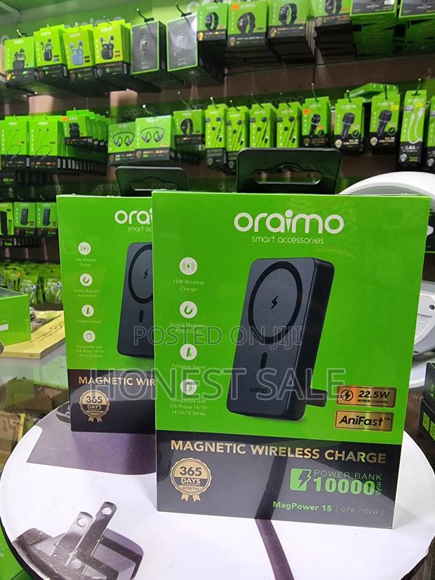 Oraimo Magpower 15 10000mah Wireless And Wired Power Bank · Photo 2