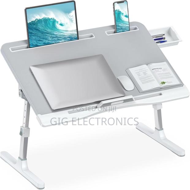 Laptop Bed Desk - Adjustable Computer Bed Table · Photo 1