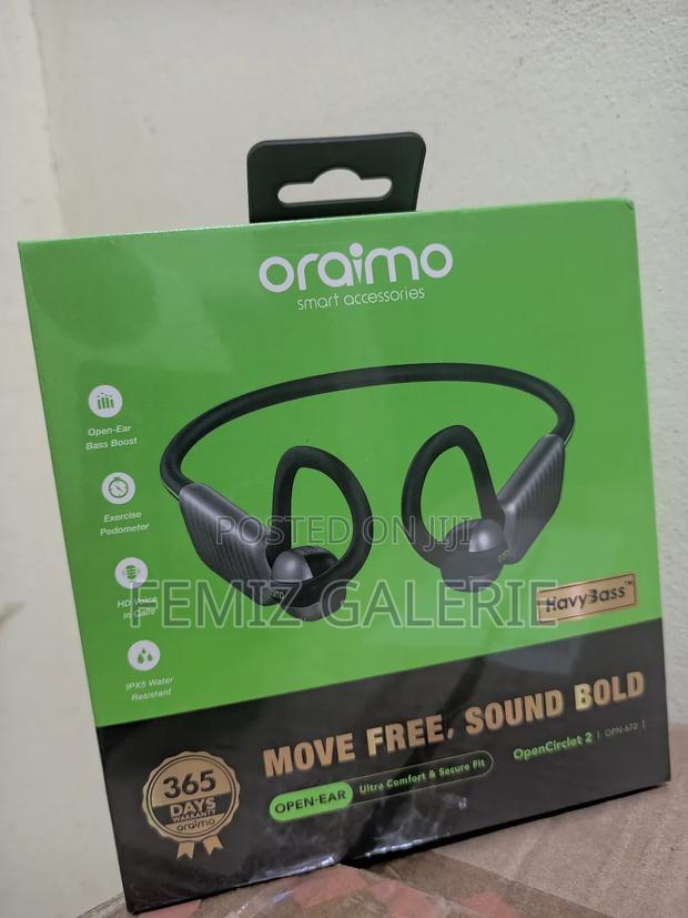 Oraimo Opencirclet 2 Ipx5 Steps Tracking Open-Ear Headphones · Photo 1
