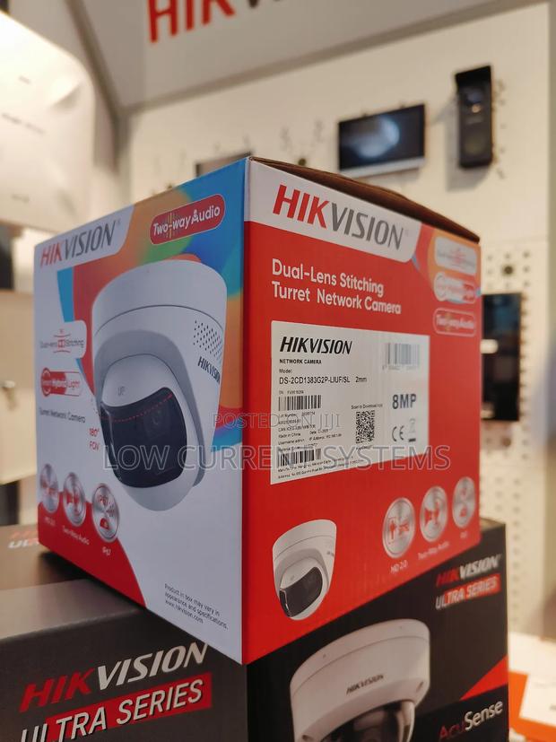 Hikvision Panoramic Dual-Lens Two Way Audio Ip Camera 6mp Colorvu · Photo 2