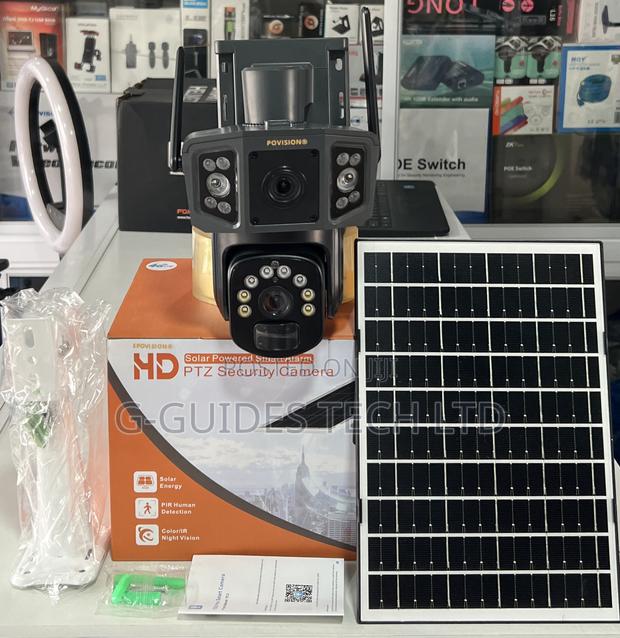 Hd 4g Solar PTZ Dual-Lens Camera V380 · Photo 5