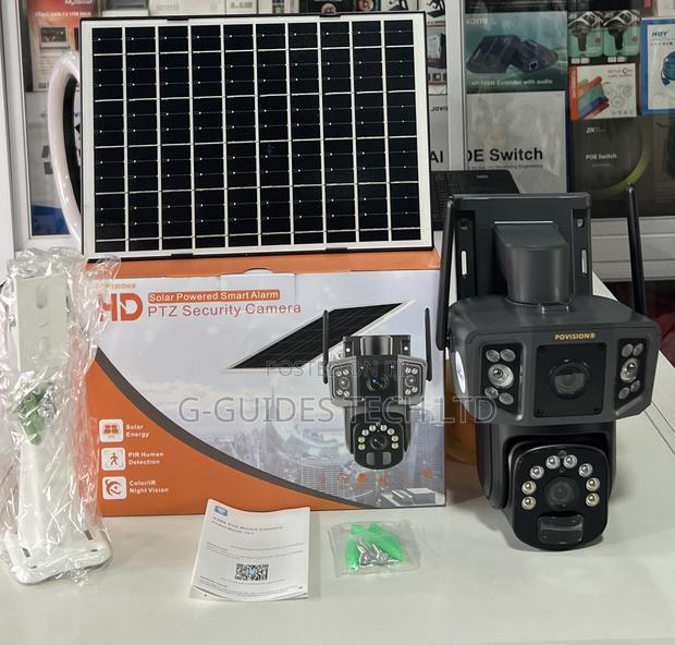 Hd 4g Solar PTZ Dual-Lens Camera V380 · Photo 7