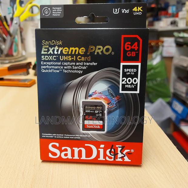 Sandisk 64gb Extreme Pro Sdxc Uhs-i Memory Card · Photo 1