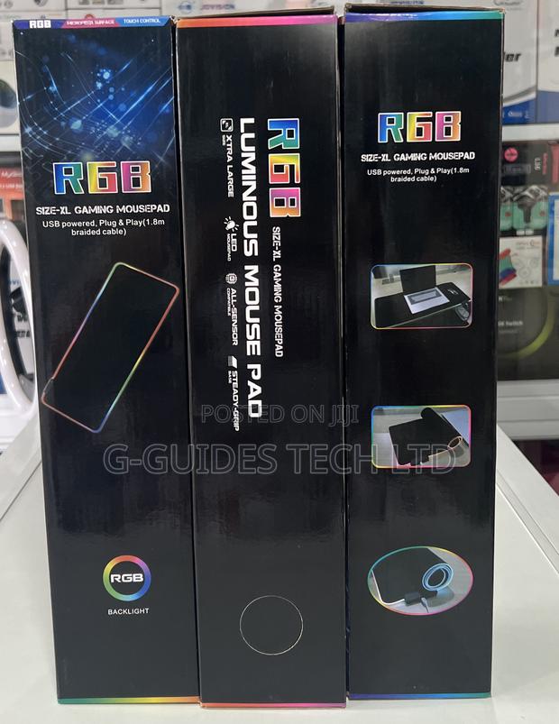 Extra-Large RGB Gaming Mousepad, Xl RGB Mouse Pad · Photo 4