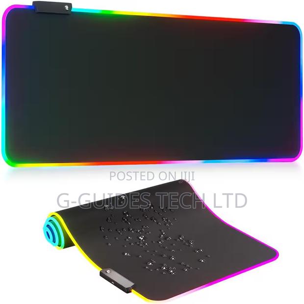 RGB Gaming Mouse Pad, Soft Cloth RGB Mouse Pad · Photo 1
