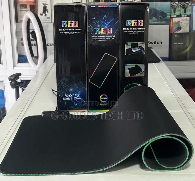 RGB Gaming Mouse Pad, Soft Cloth RGB Mouse Pad · Photo 4