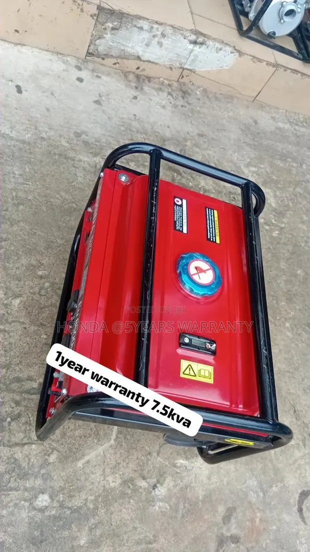 Heavy Duty Honda 7.5kVA Petrol Generator –Quality Power Anytime 7.5kva · Photo 1