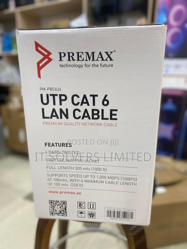 Premax Cat6 Utp 305m Cable · Photo 1