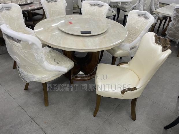 High Quality Modern 6 Seater Marble Dining Table · Photo 3