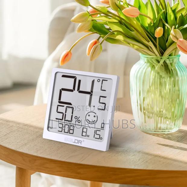 Hygrometer Thermometer With Clock · Photo 1