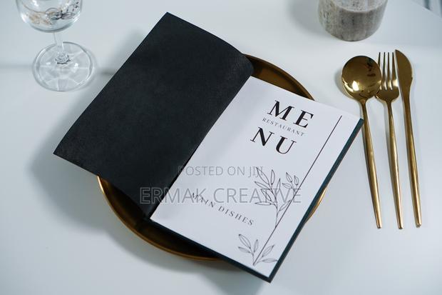 Leather Menu Folder · Photo 1