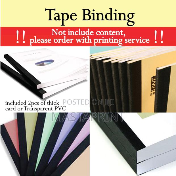 Tape Binding (With Light Green Cover) · Photo 1