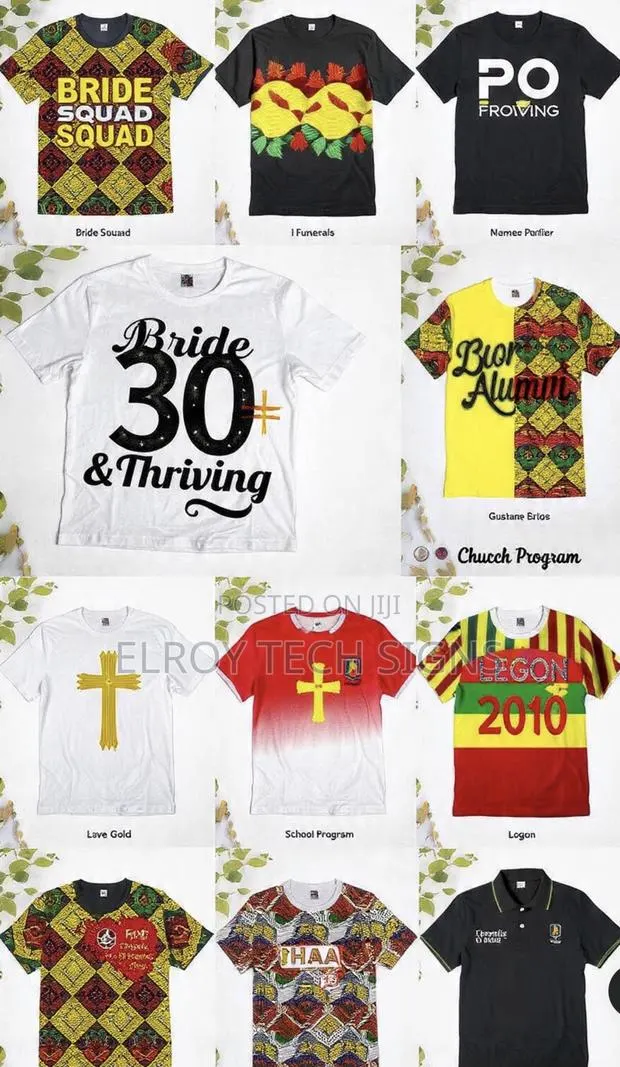 T-Shirt Printing in Accra the Best Affordable Price · Photo 1