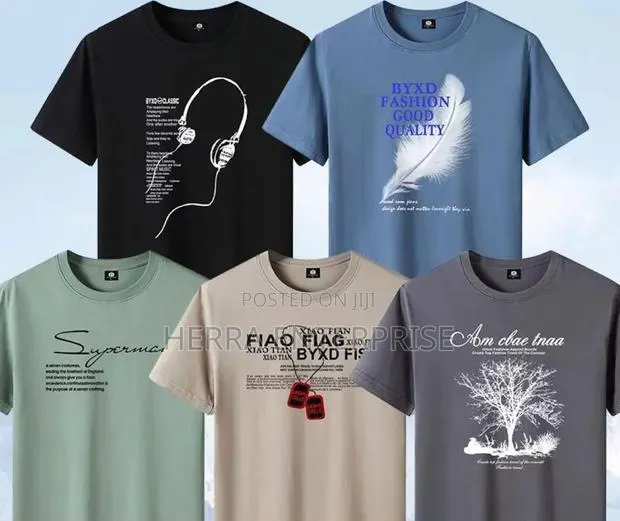 Men's Fashion Graphic Print T-Shirts · Photo 1