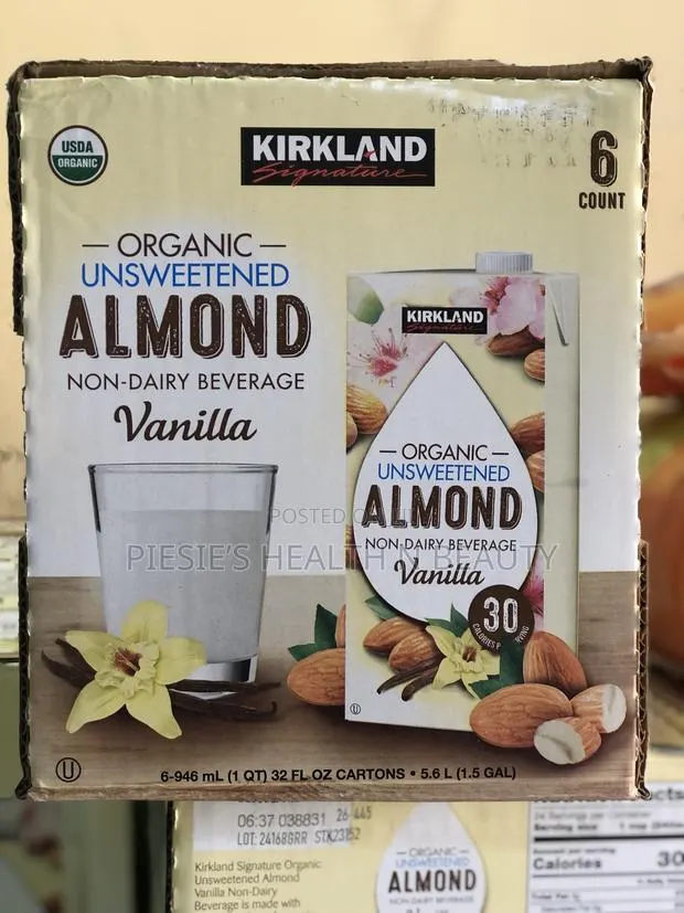 Kirkland Unsweetened Almond Milk Vanilla · Photo 1