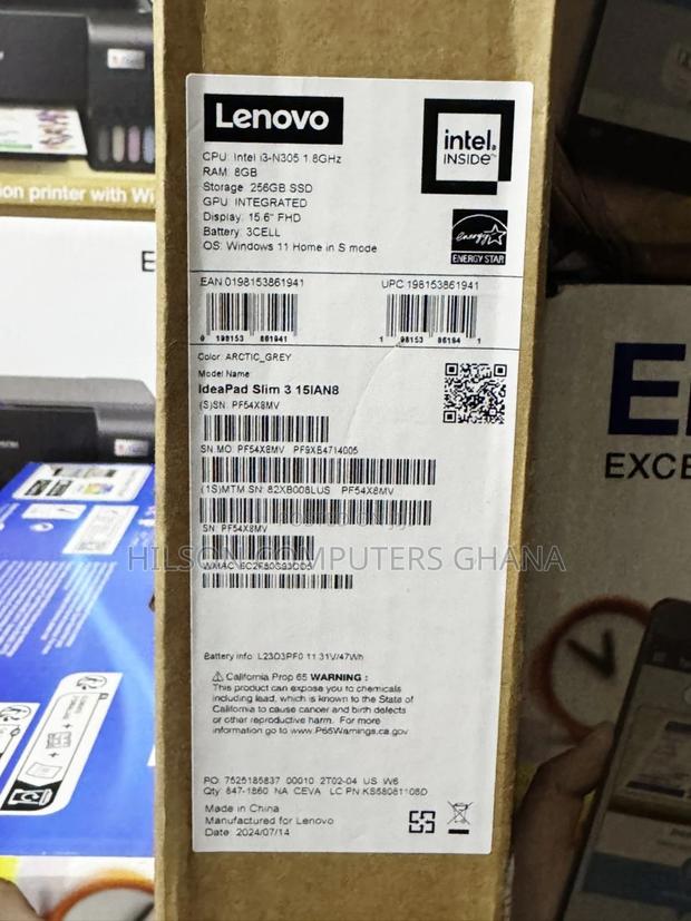 New Laptop Lenovo Ideapad 3 8GB Intel Core i3 SSD 256GB · Photo 6