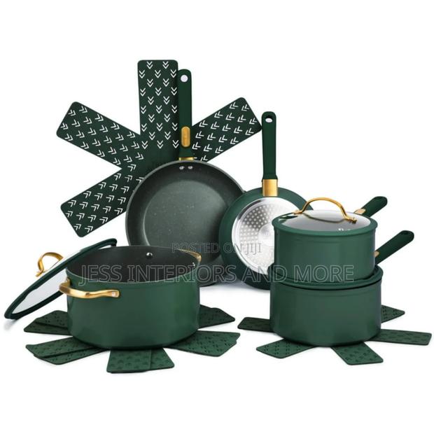 Thyme Table Granite 12-Piece Cookware Set Non-Stick · Photo 1
