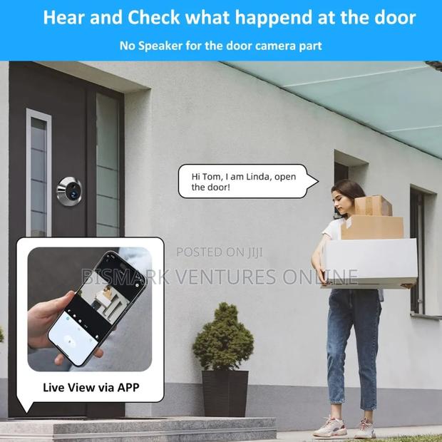 Smart Tuya 3mp Peephole Door Camera Digital Door Viewer · Photo 8