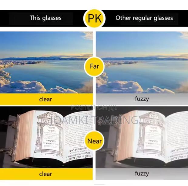 Presbyopia Anti Blue Light Reading, Metal Foldable Glasses. · Photo 3